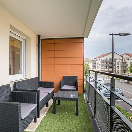 Spacieux - 4 Pers' - Balcon - 2 Lits - Parking Woippy エクステリア 写真